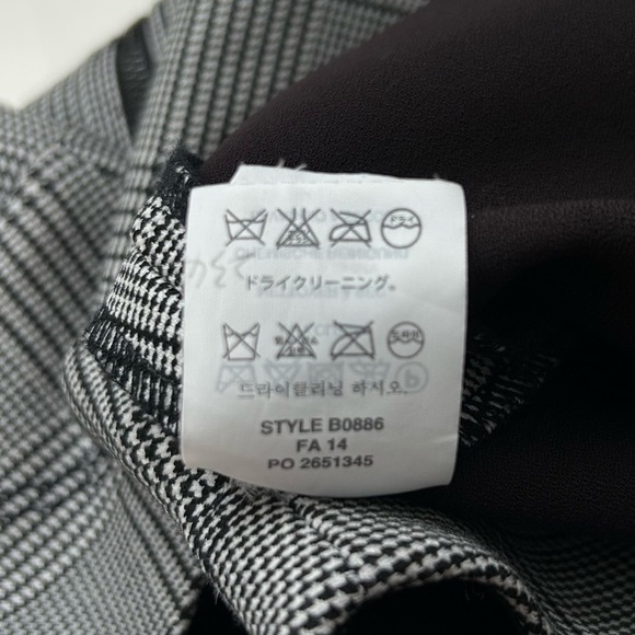 J. Crew Glen Plaid Cap Sleeve Dress Short Sleeve Sheath Flounce Hem Size 4 - Picture 12 of 12